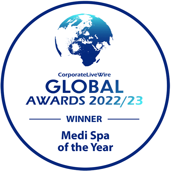 CorporateLiveWire Global Awards 2022/23 - Medi Spa of the Year Winner badge