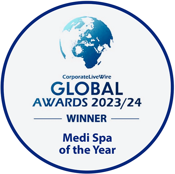 Global Awards 2023/24 winner badge.