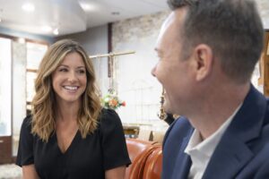 An engaging conversation at Xanadu Med Spa